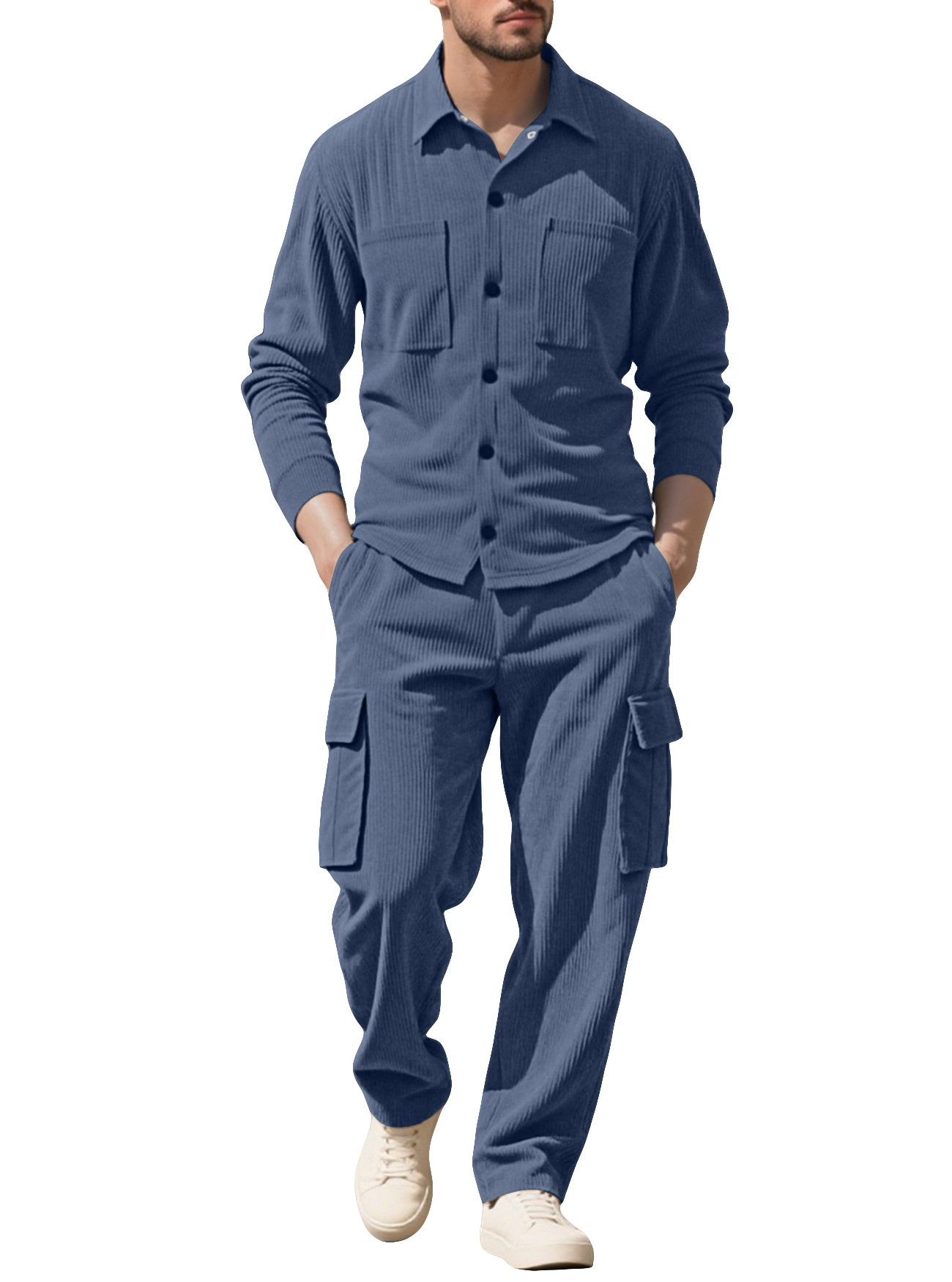 Outdoor Sportswear - Tuta da Uomo in Velluto a