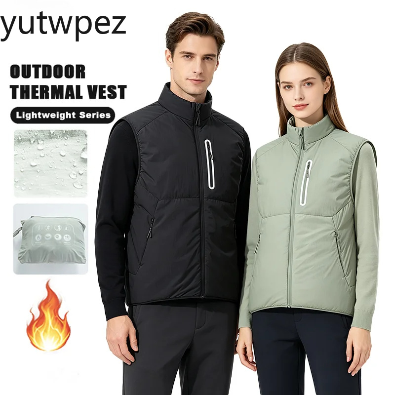 Outdoor Sport Brand Jacket - Gilet Unisex Caldo in Cotone, Leggero,
