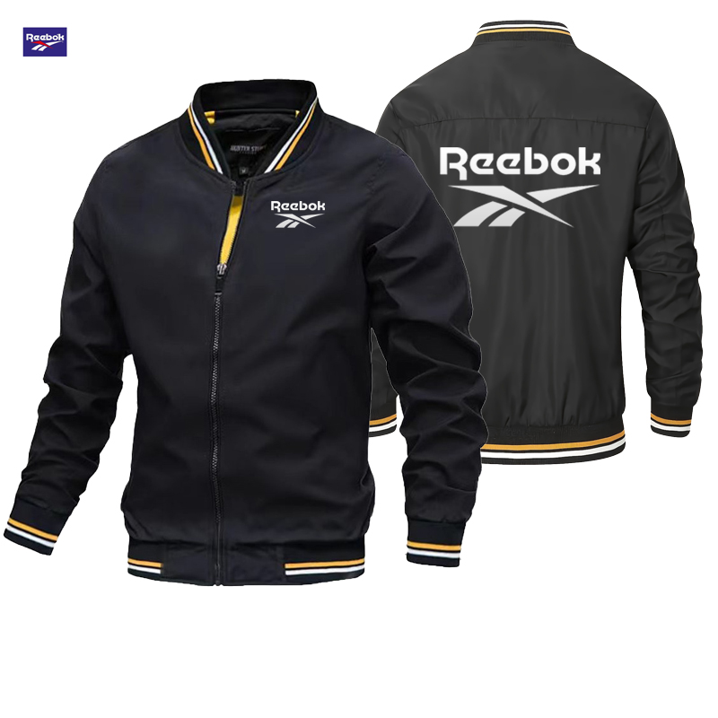 Outdoor Sport Brand Jacket - Giacca semi-colletto del marchio Reebok, adatta