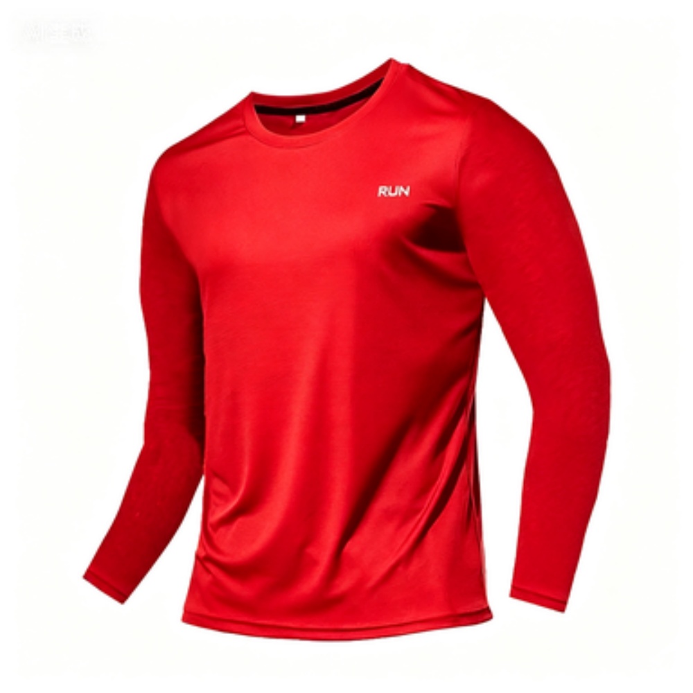Outdoor Sportswear - Maglia Sportiva Casual a Collo Tondo