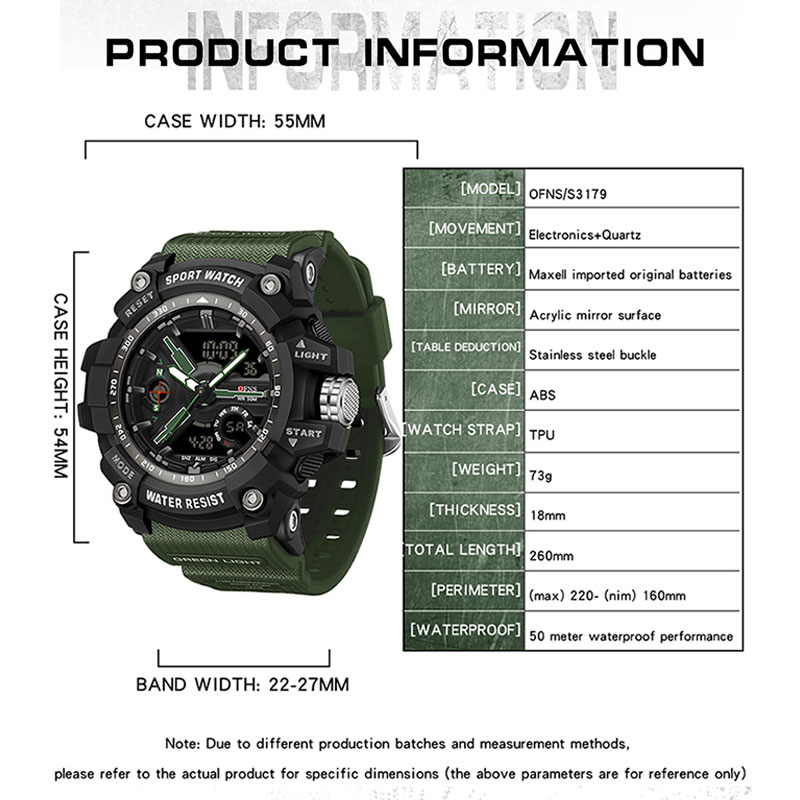 Orologio elettronico da uomo s - Outdoor Sport Brand recensione e prezzo