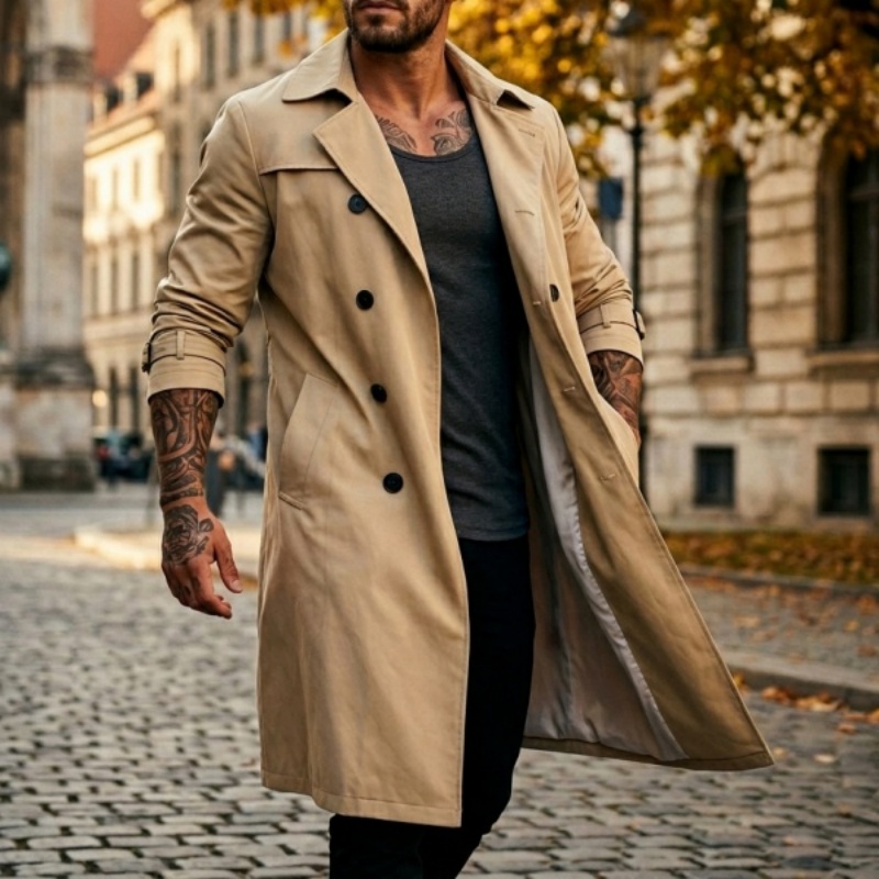 Nuovo Trench Autunnale da Uomo - Outdoor Sport Windbreaker recensione e prezzo
