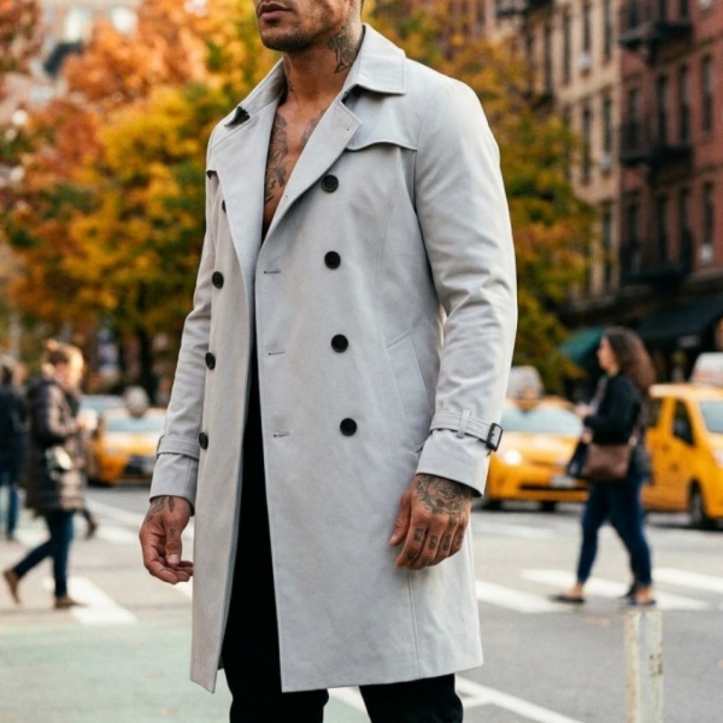 Nuovo Trench Autunnale da Uomo - Outdoor Sport Windbreaker recensione e prezzo