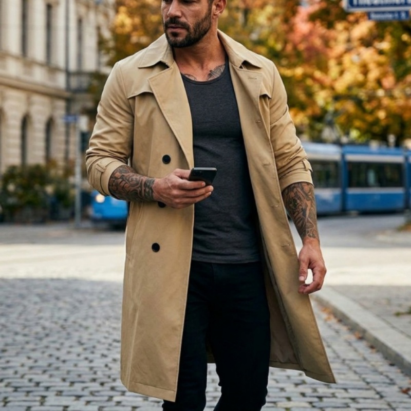 Nuovo Trench Autunnale da Uomo - Outdoor Sport Windbreaker recensione e prezzo