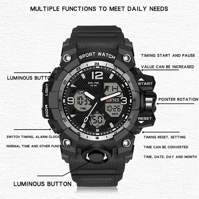 Orologio elettronico da uomo s - Outdoor Sport Brand recensione e prezzo