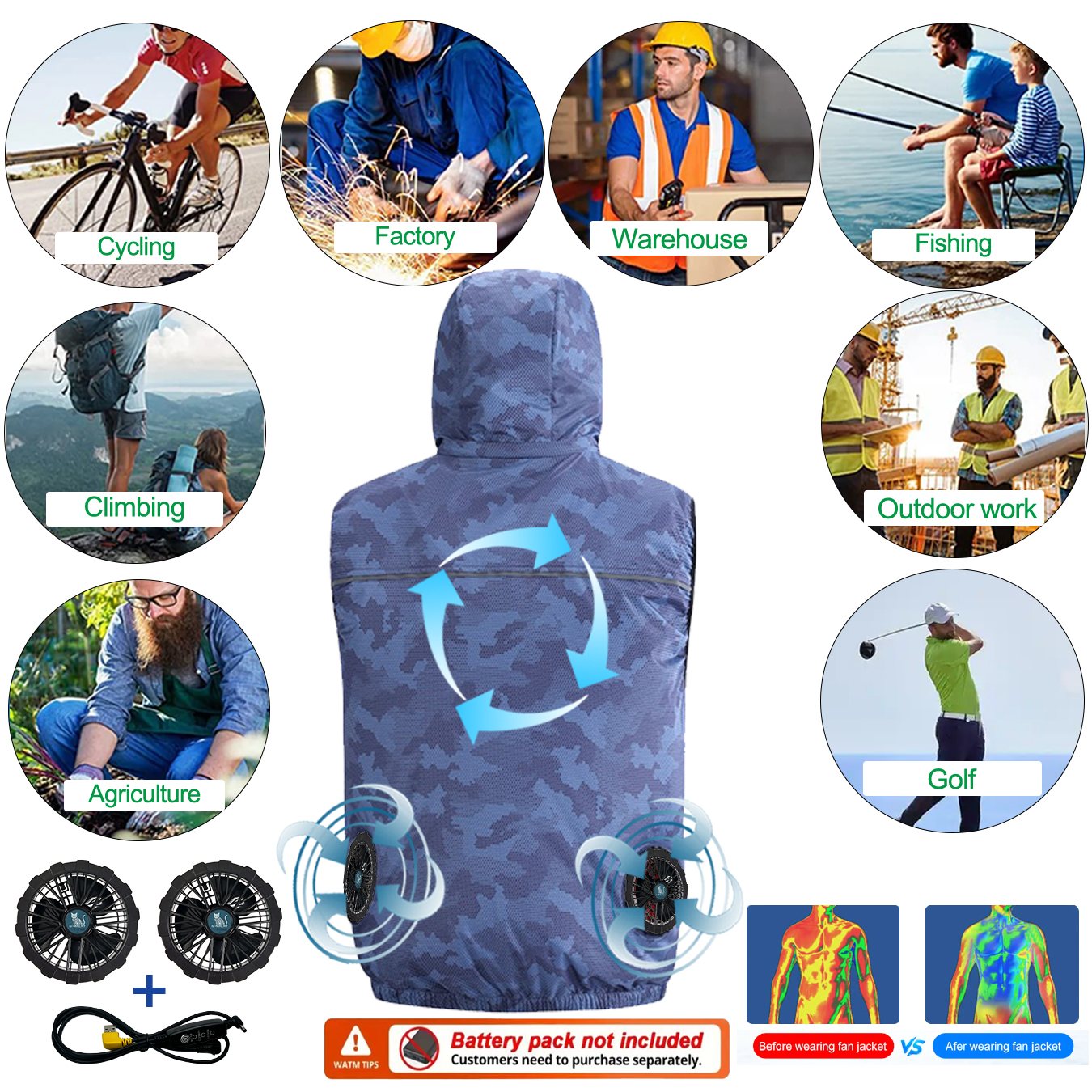 Gilet Estivo Sportivo 12V/5V c - Outdoor Sport Brand Jacket recensione e prezzo